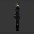 Modern Black Tactical Rifle With Scope Magazine And Ergonomic Grip Design