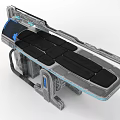 modern operating table sci-fi operating table 3d model