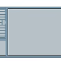 modern floor-to-ceiling windows 3d model