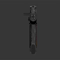 Detailed Realistic Assault Rifle Model With Wooden Stock Handguard Metal Receiver Barrel