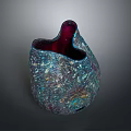 Modern Electronic Device With Colorful Textured Surface And Artistic Design Elements