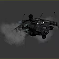 Modern fighter sci-fighter sci-fighter space fighter 3d model