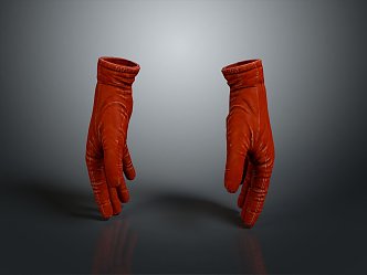 Gloves Labor Protection Gloves Hand Protection Realistic Game Items 3d model