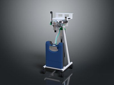 Modern Anesthesia Equipment Anesthesia Station Anesthesia Equipment Medical Equipment 3d model