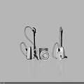 Modern White Vacuum Cleaners With Detachable Dust Cups For Home Cleaning