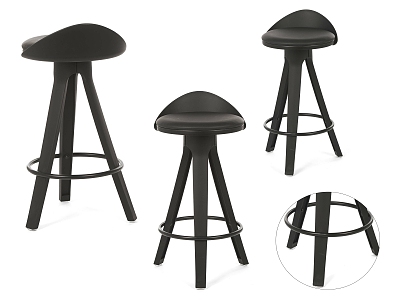 Simple Bar Stool Bar Stool Bar Stool Casual Bar Stool Casual Bar Stool Black Bar Stool Bar Stool 3d model