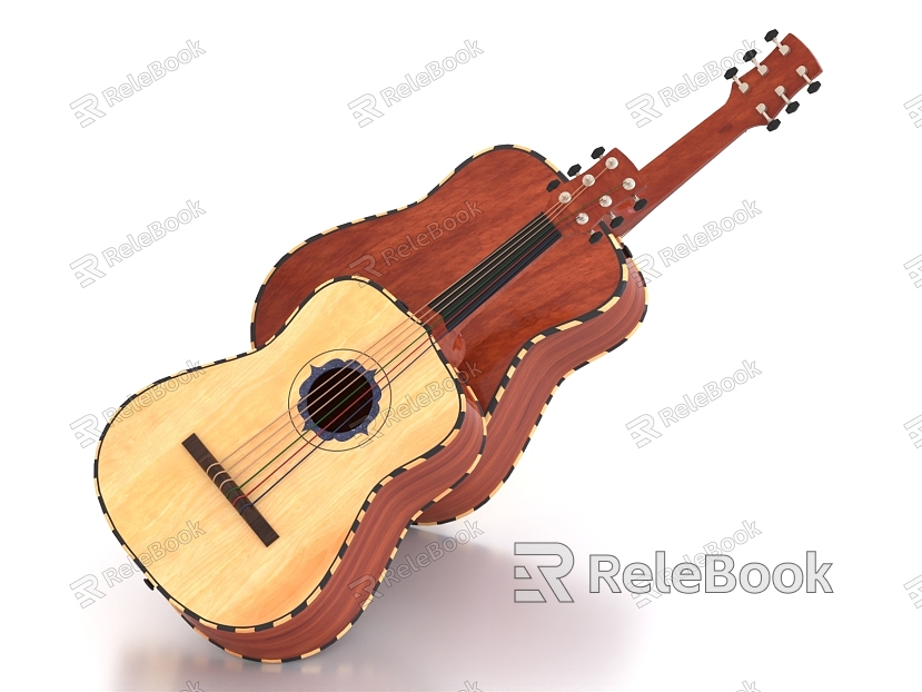 Big guitar guitar instrument model