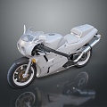 Motorcycle Two-wheeled Motorcycle Cross-country Motorcycle Road Race Motorcycle Motor Vehicle Transport 3d model