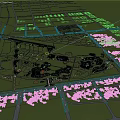 Waterfront Landscape Planning Design With Green Spaces Water Bodies And Pedestrian Paths