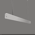 Modern Linear Pendant Light With Sleek Metallic Finish And Contemporary Design