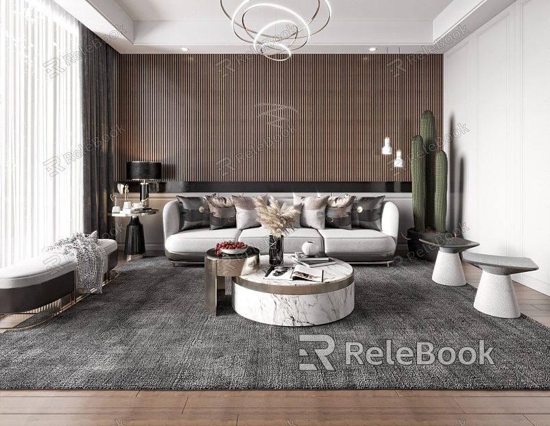 Light Luxury Living Room model