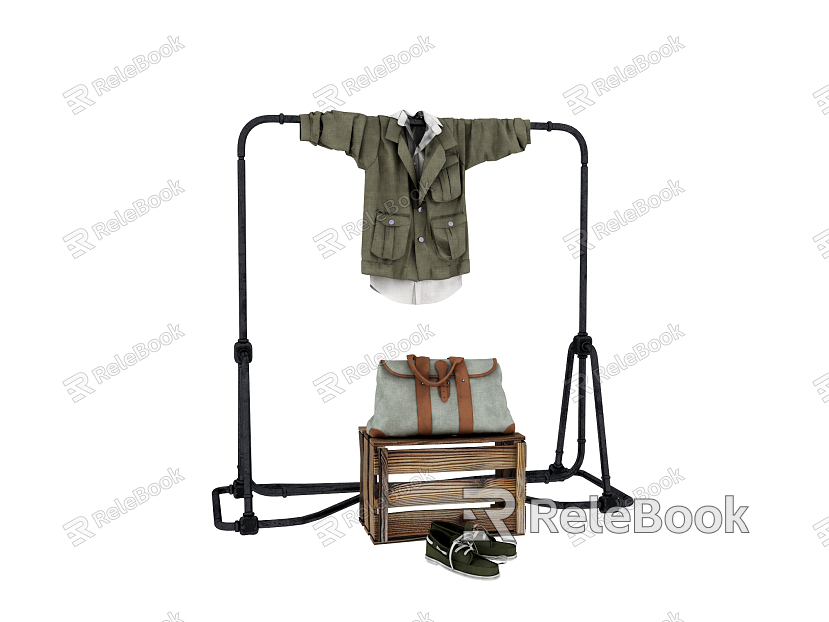 Industrial LOFT Hanger Hanger Clothing Shoes model