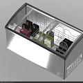 Chest Freezer With Double Glass Lid And White Body For Commercial Storage Use