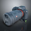 DSLR Camera Card Machine Digital Camera Digital Camera Photographic Equipment 3d model