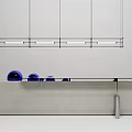Modern Reception Desk Company Front Desk Hotel Reception Front Desk Mazar Chandelier 3d model