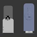 Modern Medical Devices With Transparent Components And Blue Control Panels