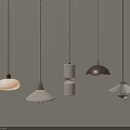Modern Stylish Pendant Lights Featuring Various Designs and Neutral Color Tones for Interior Design