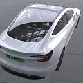 Tesla Model 3 New Energy Vehicle 3d model