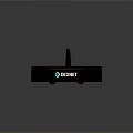 DEXNET Black Wireless Computer Network Device With External Antenna And Connectivity Features