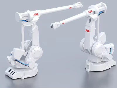 Intelligent Machines ABB Robotic Arms For Modern Industrial Manufacturing Applications 3d model