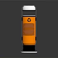 Modern trash can outdoor trash can public trash can sorting trash can 3d model