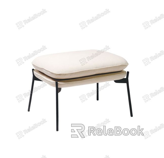 Modern sofa stool model