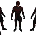 Modern game character game character super dareman 3d model