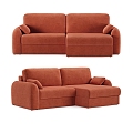 Nordic Simple Double Sofa Sofa Simple Double Sofa Pillow Simple Cushion Cushion pink Sofa 3d model