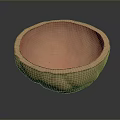 Rustic Copper Textured Bowl As Stylish Home Living Tableware Essential