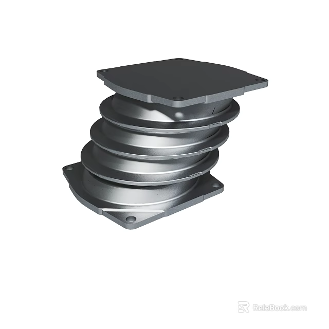 Durable Metal Mechanical Component With Stacked Multi Layer Ring Structure 3d model 