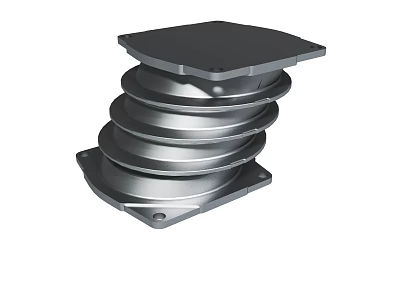 Durable Metal Mechanical Component With Stacked Multi Layer Ring Structure 3d model