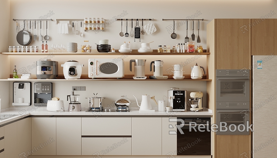 Kitchen Appliances Kitchen Supplies Wall Mounted Water Dispenser Microwave Oven Coffee Maker Kettle Water Kettle Rice Cooker Rice Cooker Bread Maker Soybean Milk Maker model