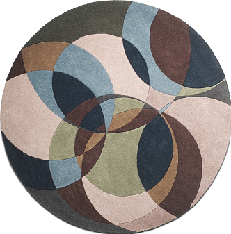 Modern Round Carpet 3d model