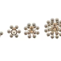 Jianou lamp combination chandelier wall lamp 3d model