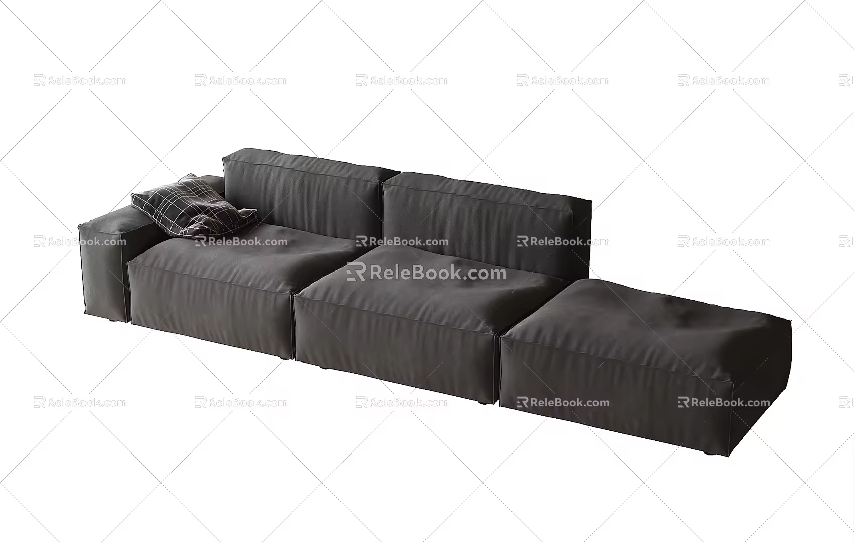 Modern Multiplayer Sofa 3d model