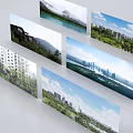 Various Scenic Photos Featuring City Landscapes Natural Views And Architecture