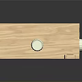 Wooden Tabletop Maze Toy With Control Knobs And Steel Ball Path Design