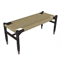 Silent Wind Bench Sofa Stool 3d model