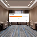 Modern Reception Room Reception Room 3d model