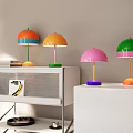 Modern table lamp color cute table lamp children 3d model