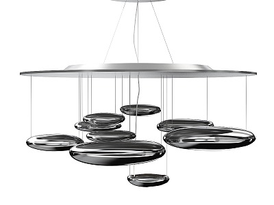 Chandelier Art Design Mercury 3d model