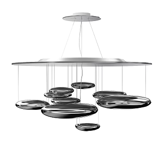 Chandelier Art Design Mercury 3d model