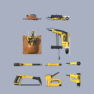Hardware Tools Sketches 3d model