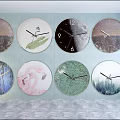 New Chinese-style Clock and Watch Decoration Watch 3d model
