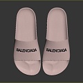 Plastic Slippers Flat Floor Slippers Leather Slippers Casual Slippers Slippers Sandals Beach Shoes Bubble Shoes 3d model