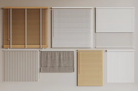 Modern venetian blinds 3d model