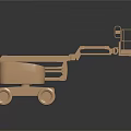 Modern loading and unloading truck lifting truck lifting truck 3d model
