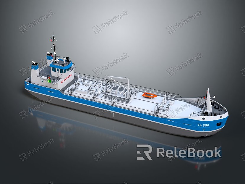 Modern Ship Transport Ship Oil Tank Ship Gas Ship Engineering Ship model