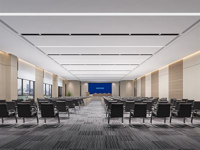 Modern Conference Room 3d model