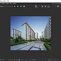Modern High Rise Residential Building In Landscaped Community